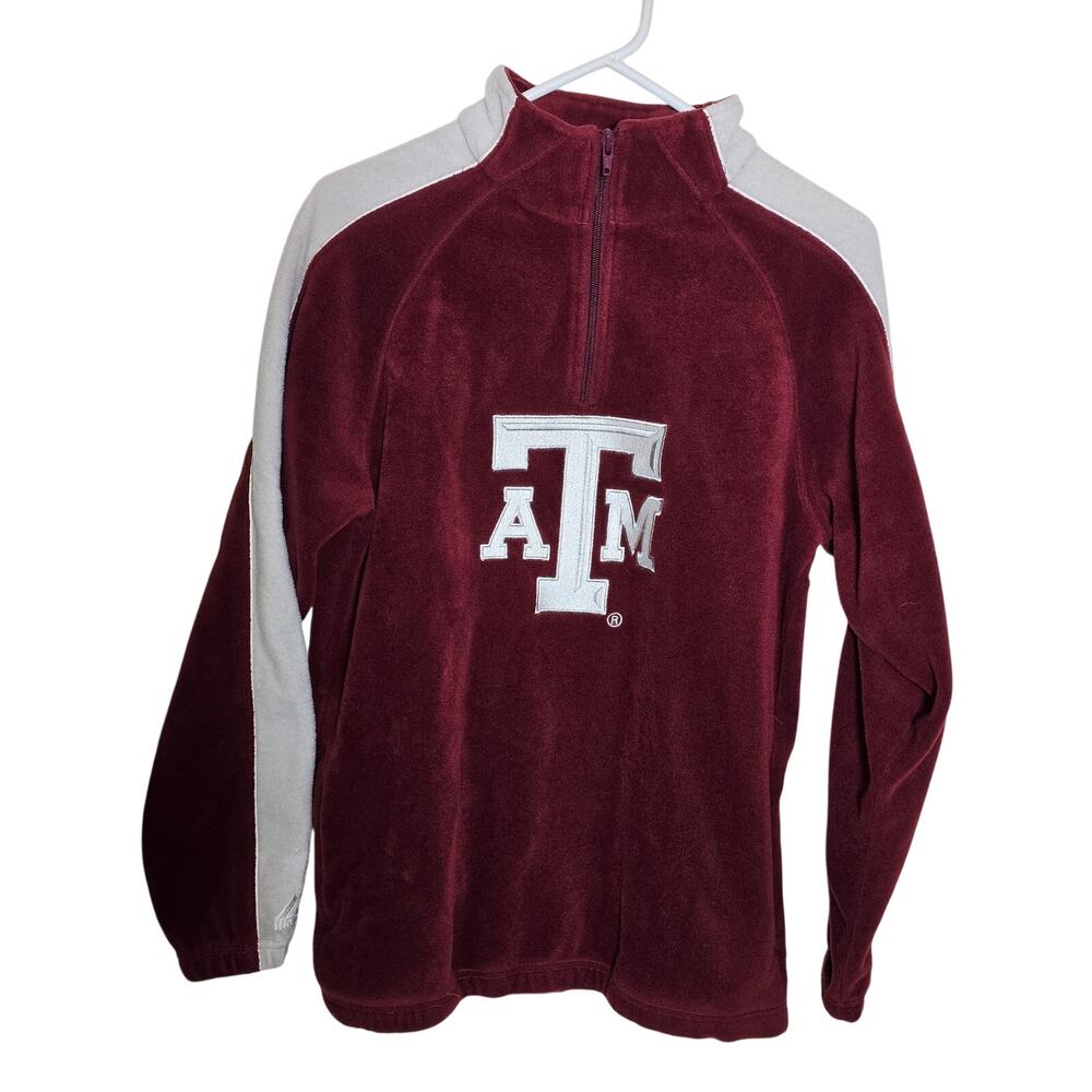 Texas A & M Aggies Pullover Fleece  NCAA Youth 14/16 College Sports EUC